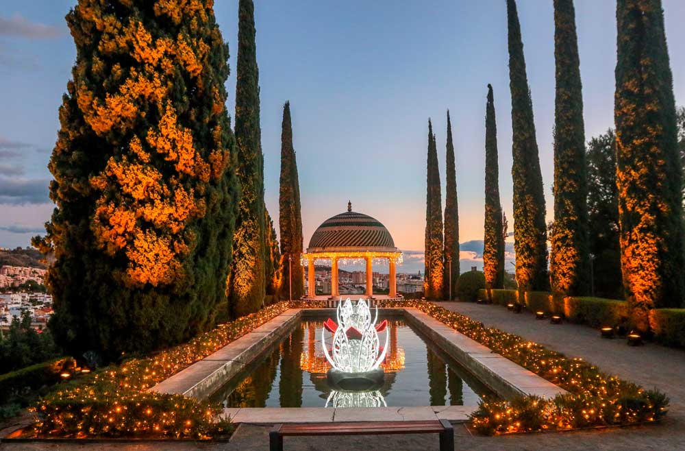 Jardín botánico de Málaga, ideal para visitar en Navidad